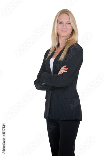 Confident young business woman