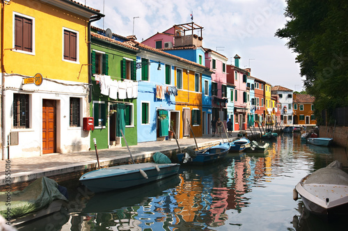 Colorful houses of Burano  Italy