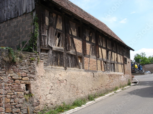 Vieille grange alsacienne