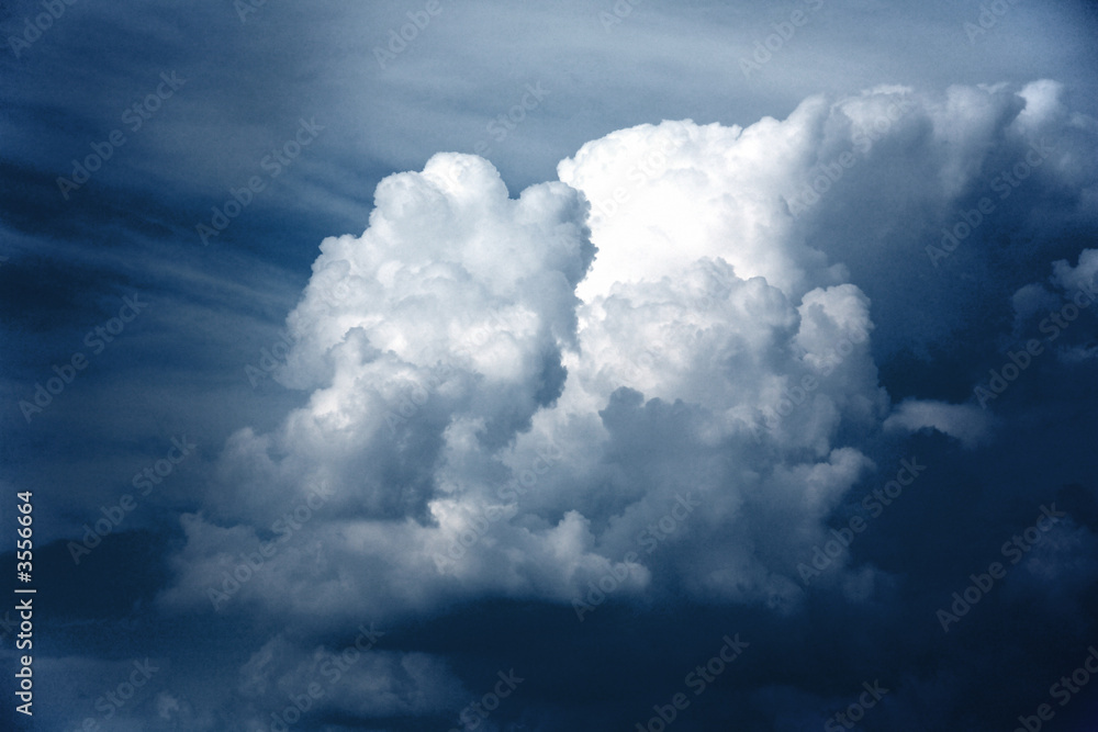 Wolken am Himmel - obrazy, fototapety, plakaty 