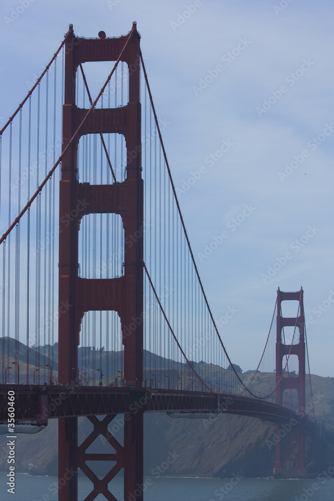 Fototapeta premium The famous Golden Gate Bridge in San Francisco