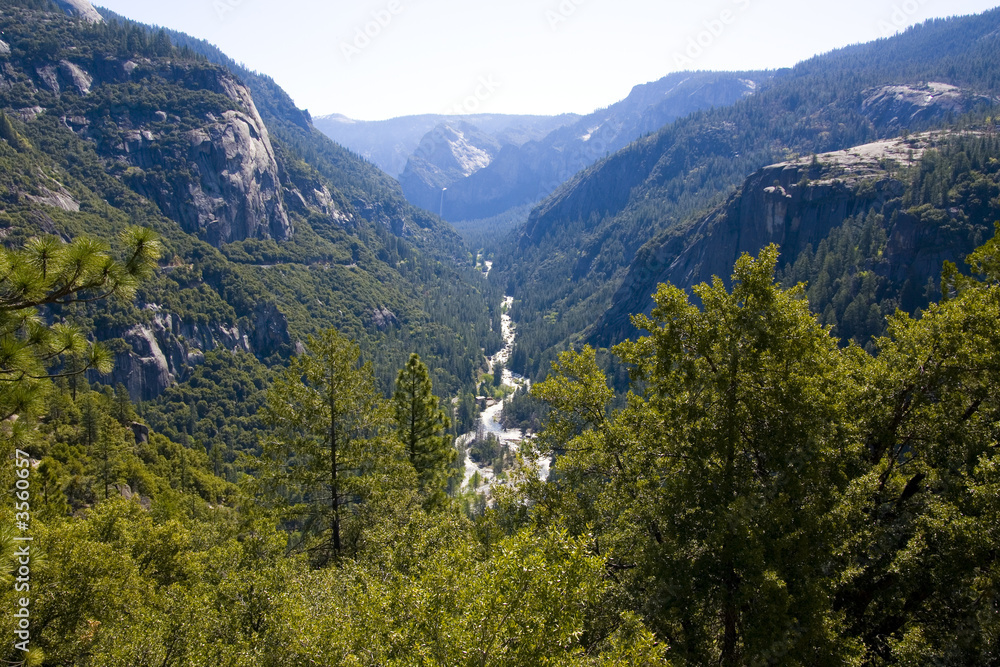 Yosemite Water Falls in Yosemite National Park