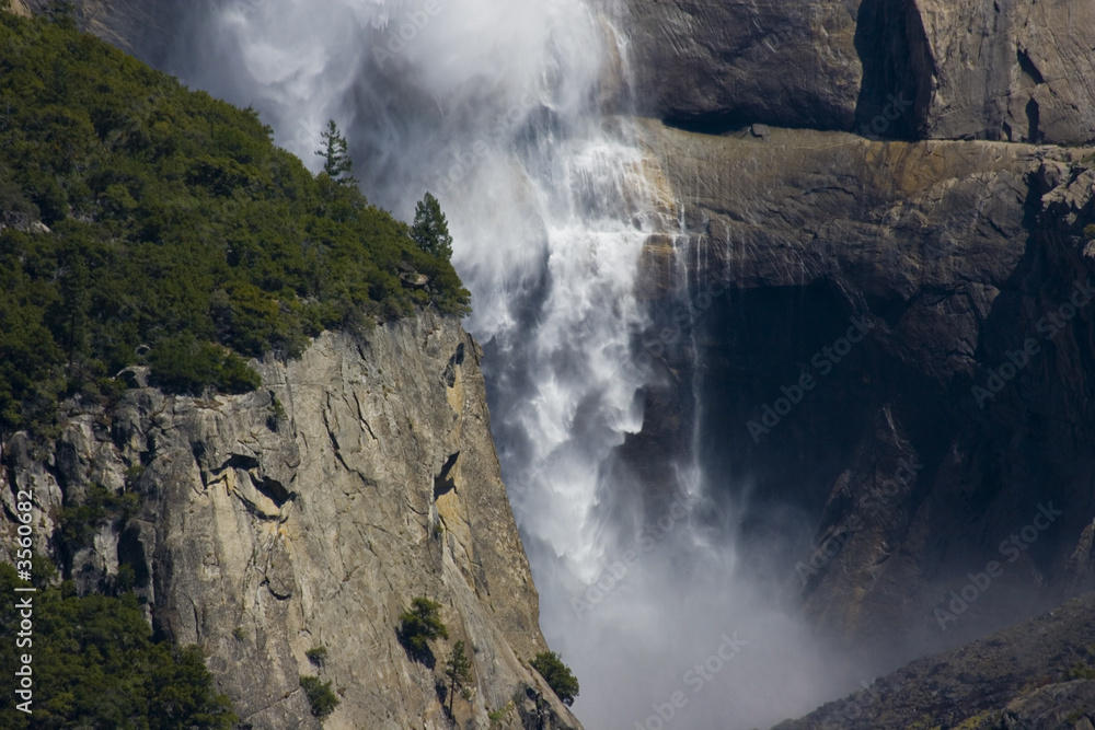 Yosemite Water Falls in Yosemite National Park