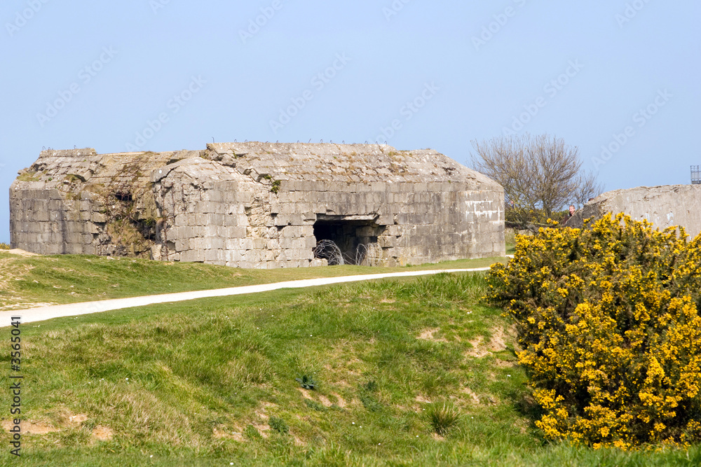 Ancient German Bunker at Point du Hoc, Normandy