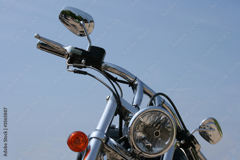 Fototapeta premium Chrome motorbike