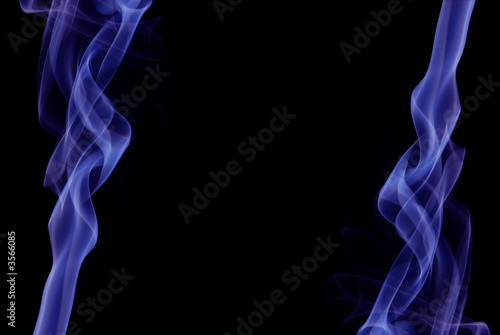 Wallpaper Mural Purple Smoke abstract on black background . Torontodigital.ca