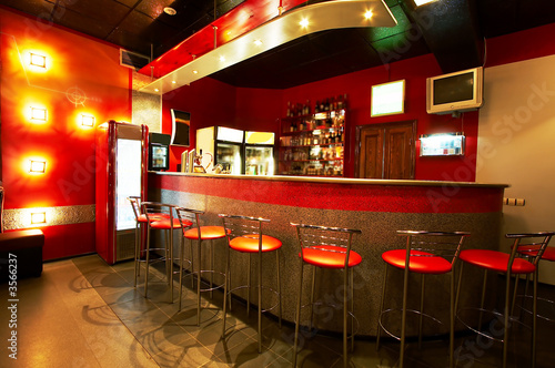 Wallpaper Mural Modern and beautiful bar in a night club Torontodigital.ca