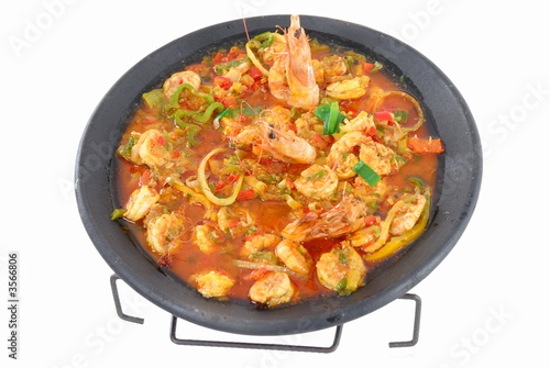 Shrimp stew (Brazilian typical food) .