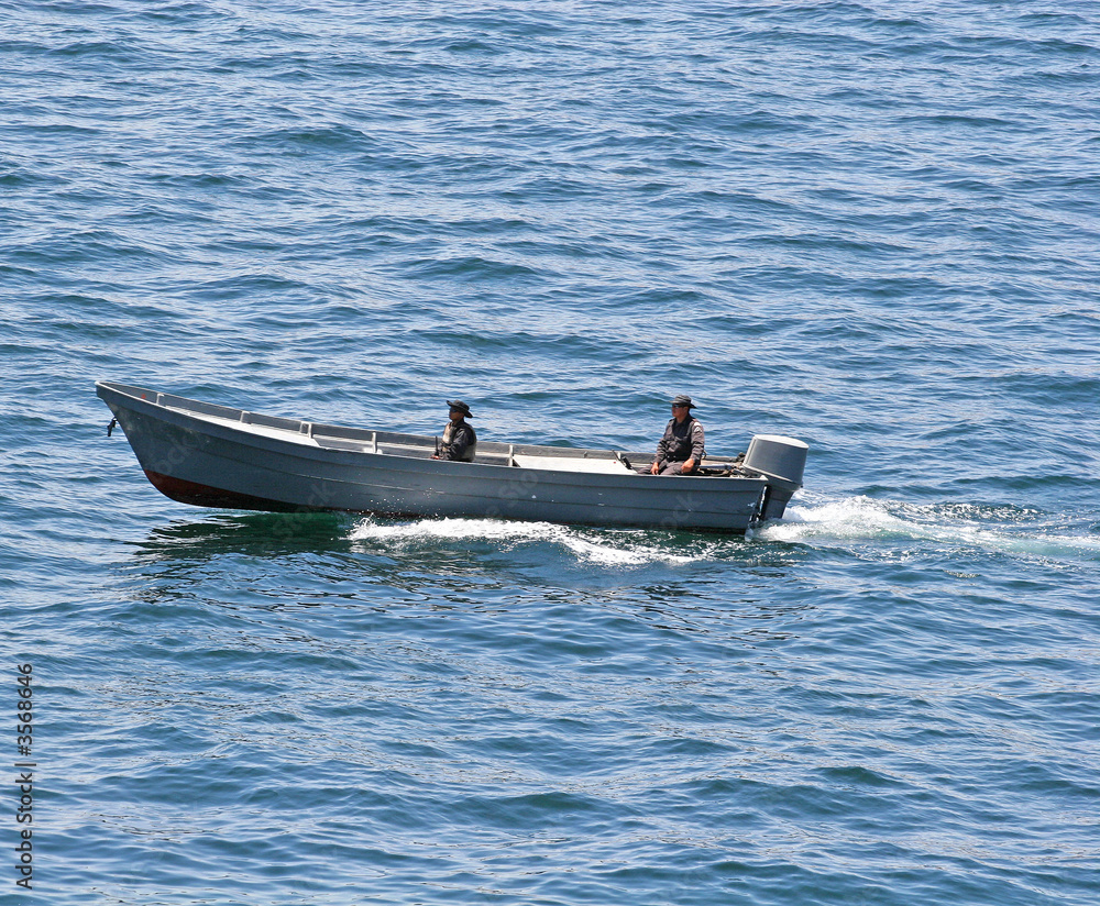 Fototapeta premium Small Patrol Boat
