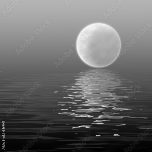 moon over water © Robert Gubbins