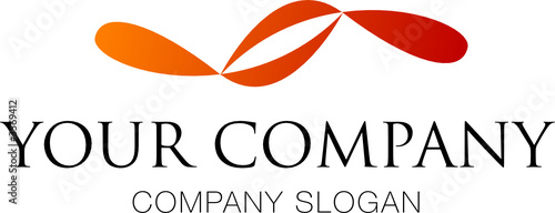 Logo mit abstrakter Form