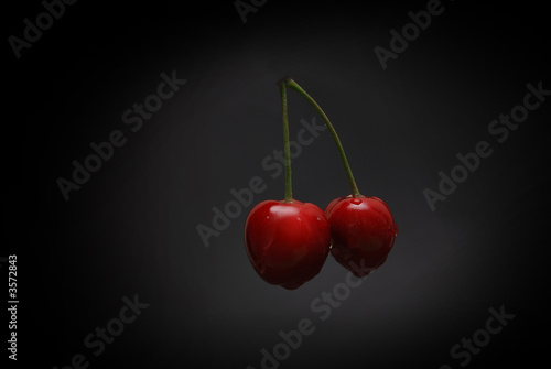 Canvas Print fresh cherry