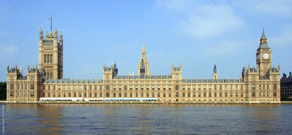 London, Parliament across Thames