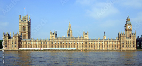 London  Parliament across Thames