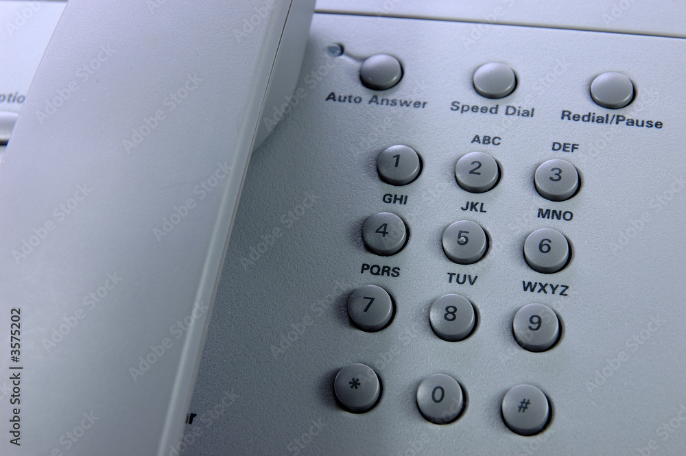 Telephone pipe and numeric keypad Telephone pipe and numeric keypad