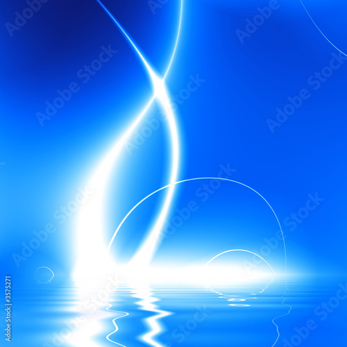 Dance Of Lights over the Sea.