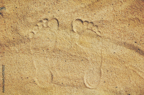 empreintes de pieds