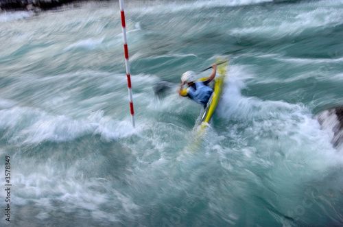 kayaking on river © Lovrencg