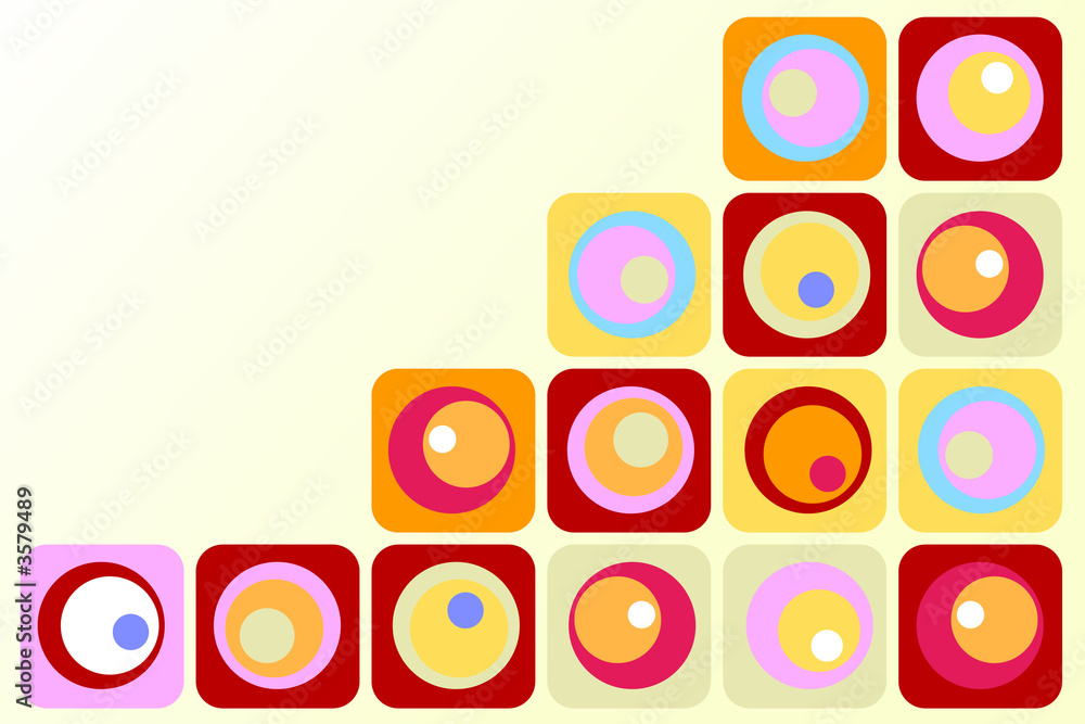 abstract background with squares and bubbles - illustration abstract background with squares and bubbles - illustration