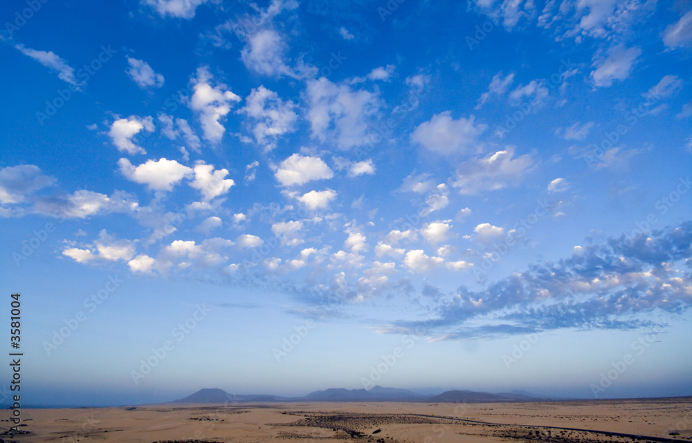 himmel über der wüste auf Fuerteventura himmel über der wüste auf Fuerteventura