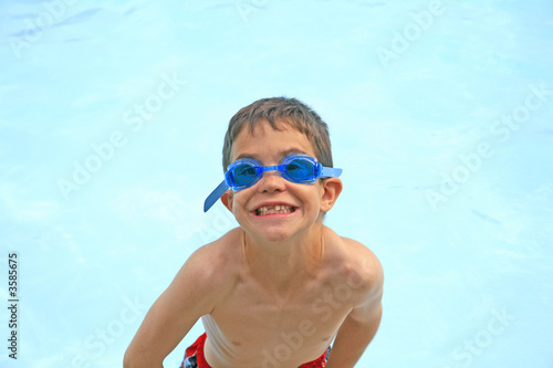 Boy With Goggles on