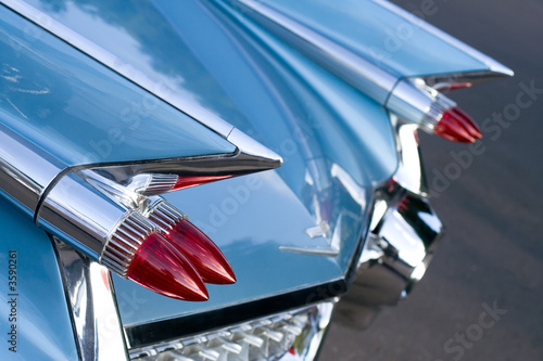 Back of Vintage Car
