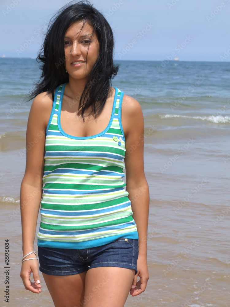 Chica en la playa