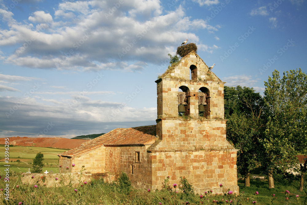 Spanish church in village