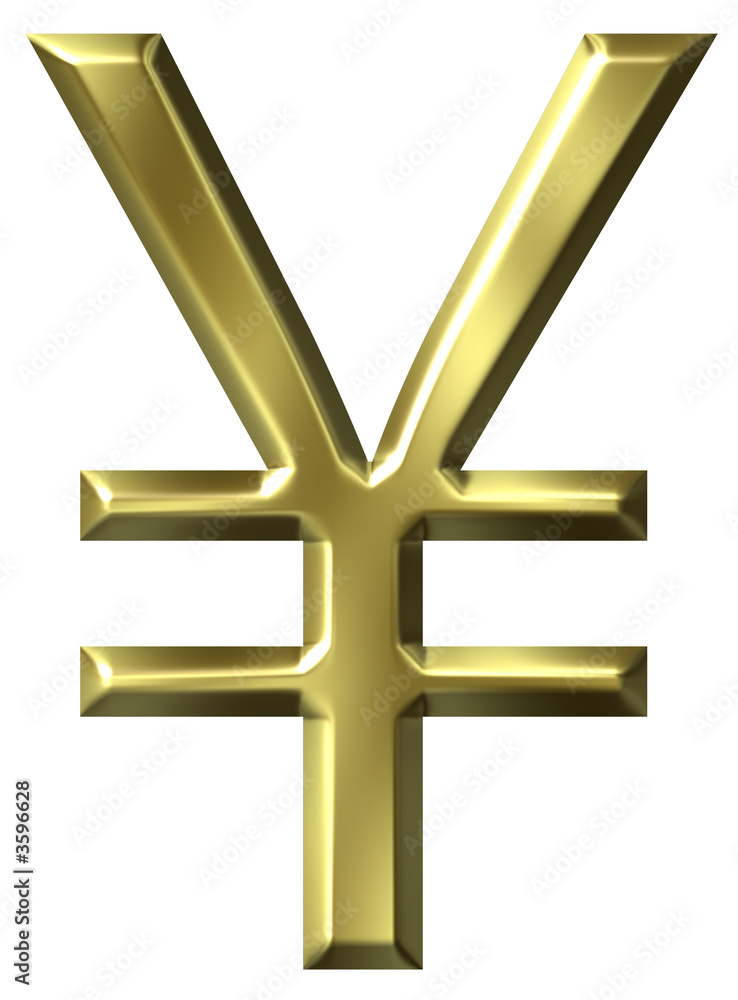 Obraz premium Yen Symbol