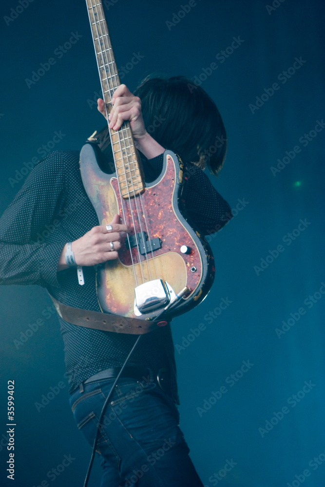 Obraz premium Guitariste en live