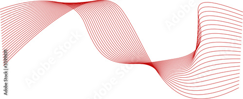 Wellen und Linien - abstrakte Form