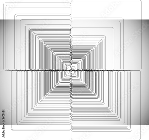 abstrakte Form mit Quadraten