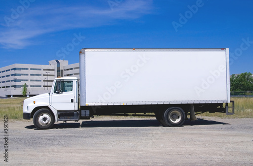 White Delivery Truck