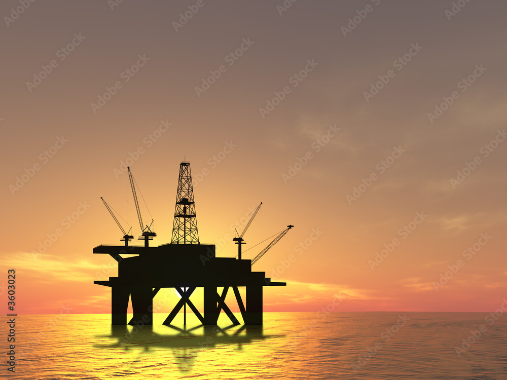 Drilling Platform in sea (see more in my portfolio)