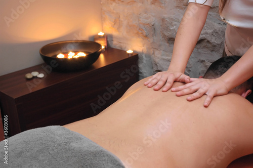 Exotic oil massage treatment.