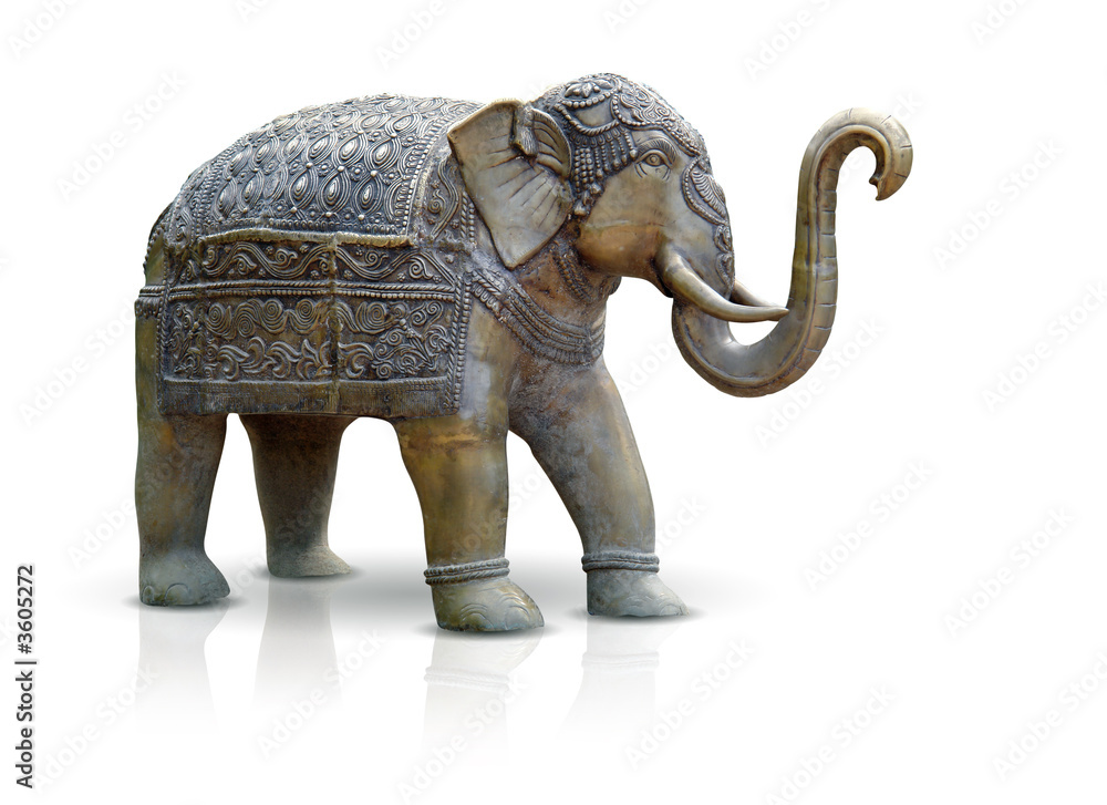 fine art - sculpture of majestic bronze elephant fine art - sculpture of majestic bronze elephant