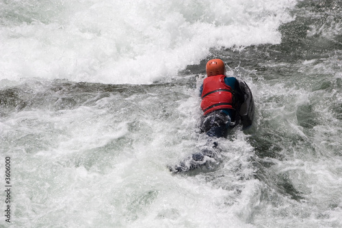 Hydrospeed in white water