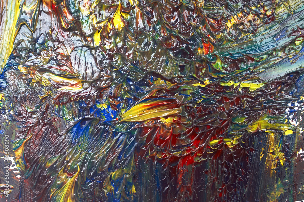 An image with palette with oil paints 213h An image with palette with oil paints 213h
