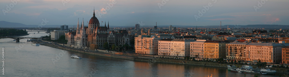 Vue de la ville de Budapest