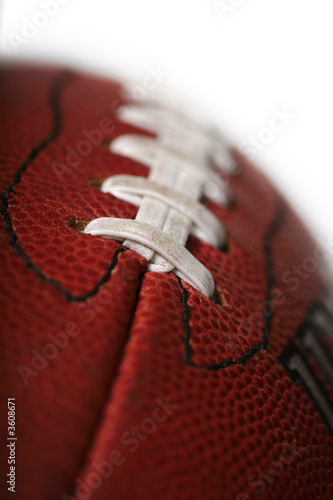 Macro of a new football with a shallow depth of field © aceshot
