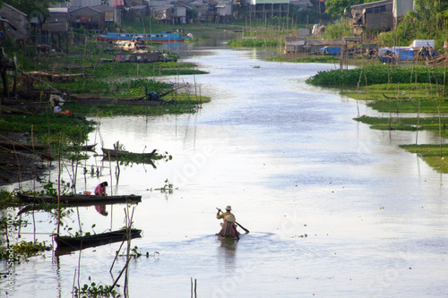 Canal dans le delta du Mekong