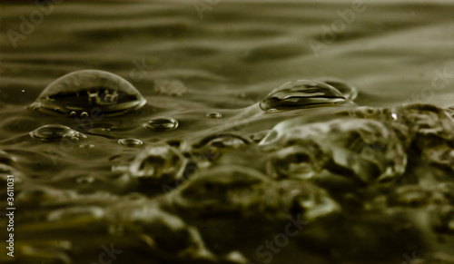 Dirty oily wastewater