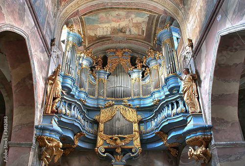 Baroque organ. 