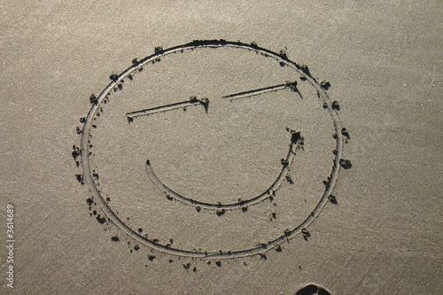 sourire de sable photo