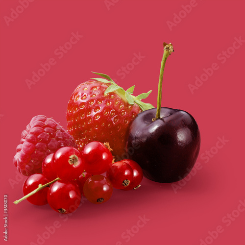 Mix of red fruit