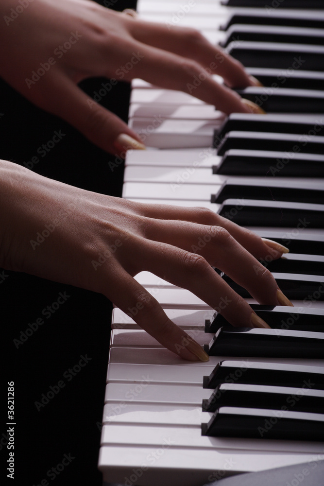 Obraz premium Musical background – instruments. Shot in studio.