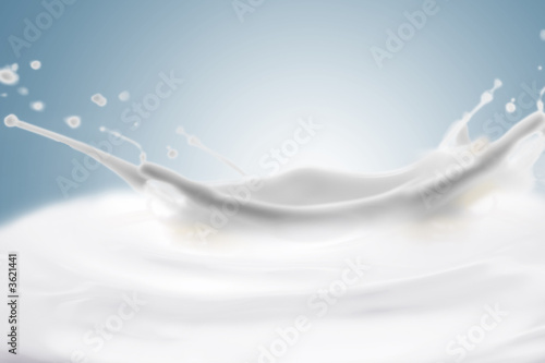 Fantastical milk background. Drops, waves, splashes.
