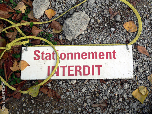 Stationnement interdit