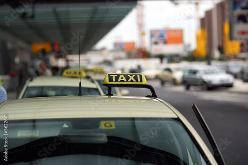 Taxis am Flughafen