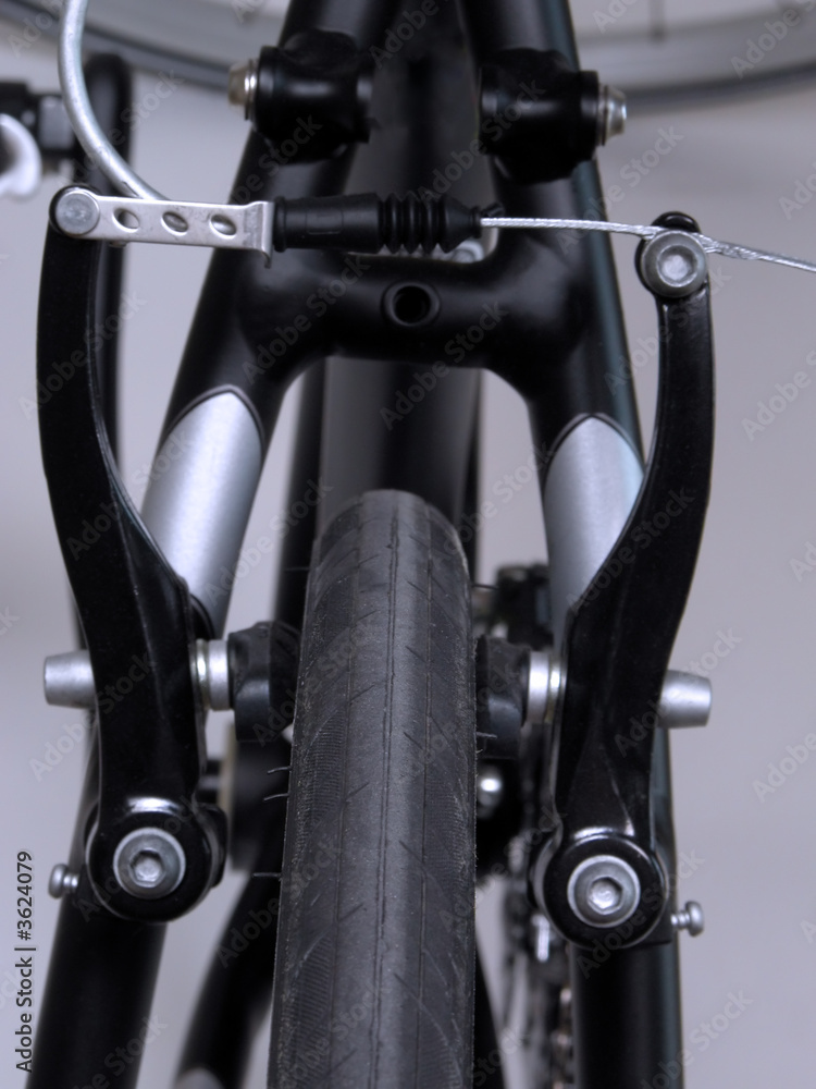 Fototapeta premium V-brake, bycicle part close-up image